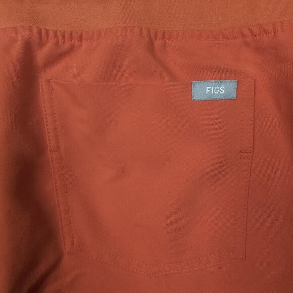Figs Technical Collection Scrub Pants Womens Medium Zamora Jogger Orange W18SW - Picture 11 of 15